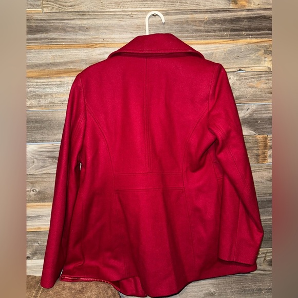 Women's London Fog Double Breasted Wool Blend Coat- Medium - Picture 7 of 7